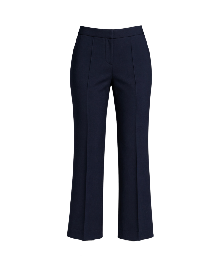 Tory Burch Tailored Navy Cropped Trousers - 28687