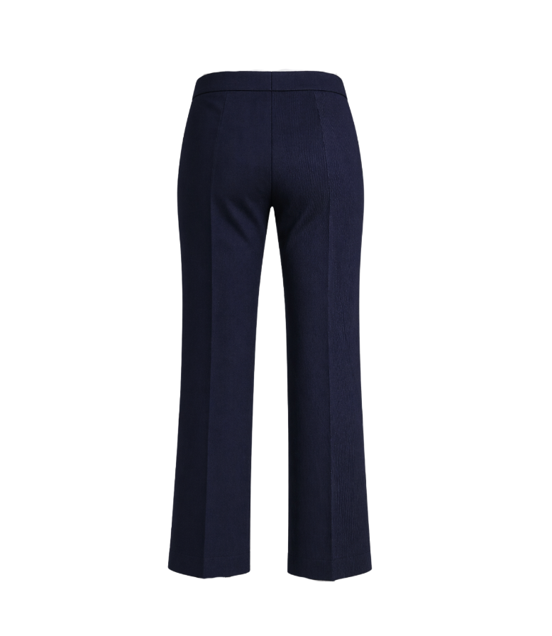 Tory Burch Tailored Navy Cropped Trousers - 28687