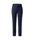 Navy Tailored Straight-Leg Trousers - 31279