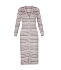 L'Agence Striped Longline Cardigan - 26796