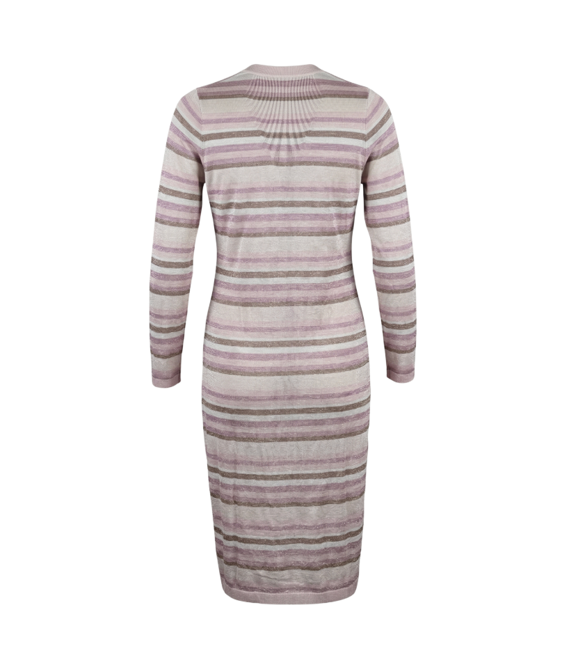 L'Agence Striped Longline Cardigan - 26796