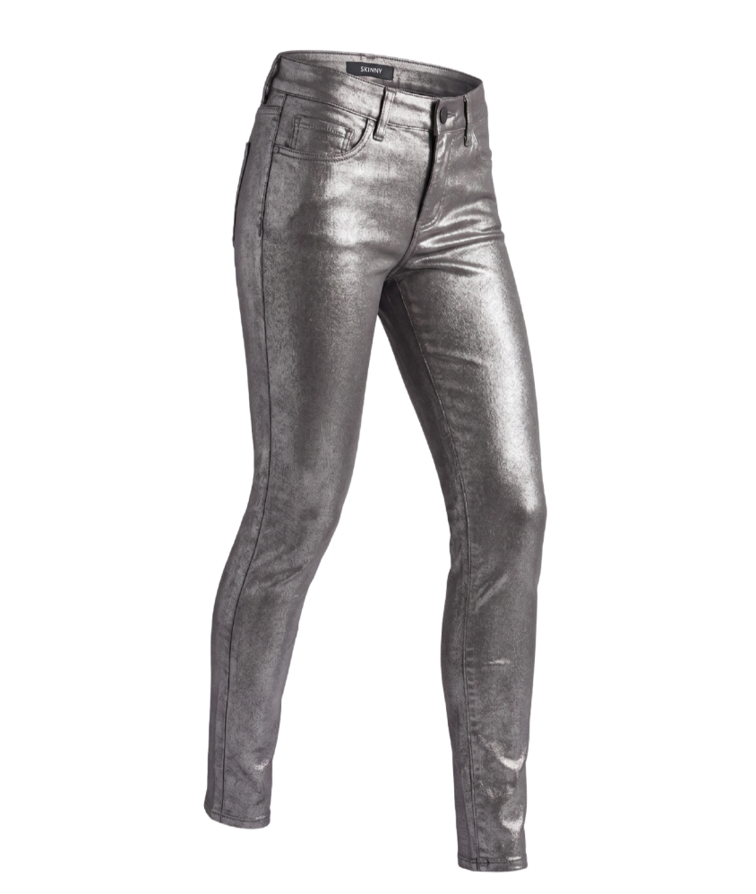 White House Black Market Metallic Skinny Pants - 11044