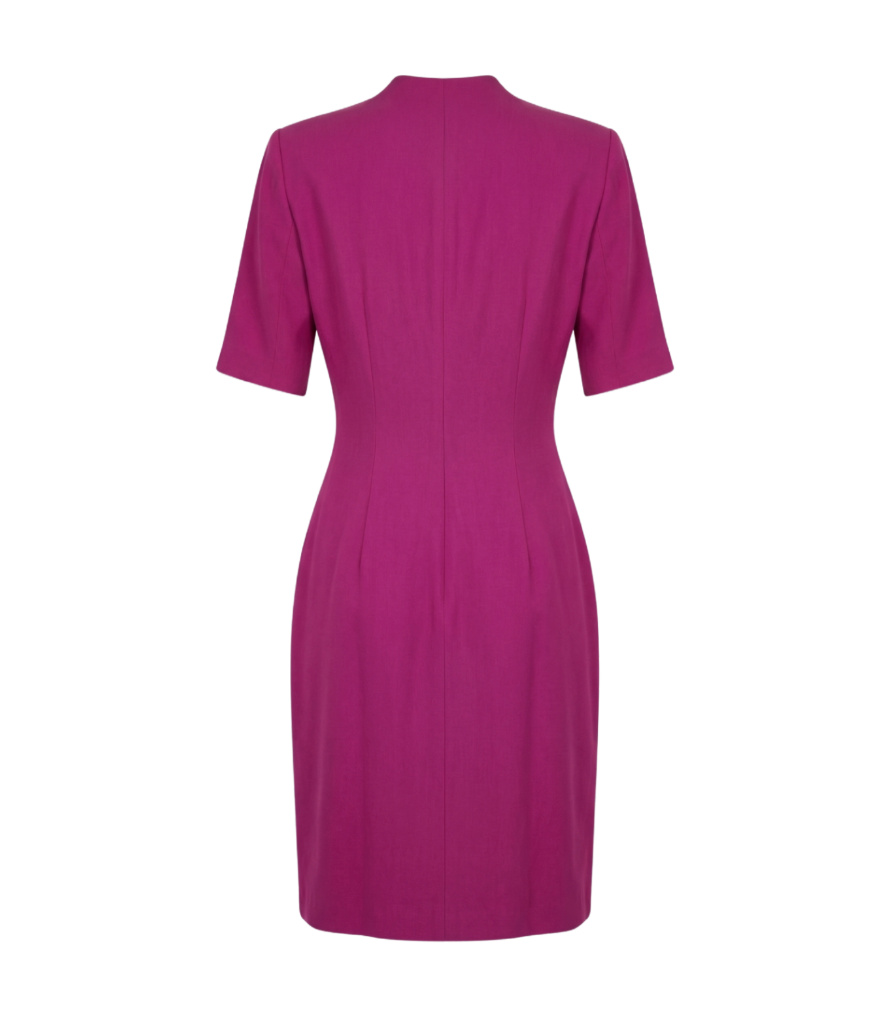 Vintage Dawn Joy Fashions Magenta Button - 7067