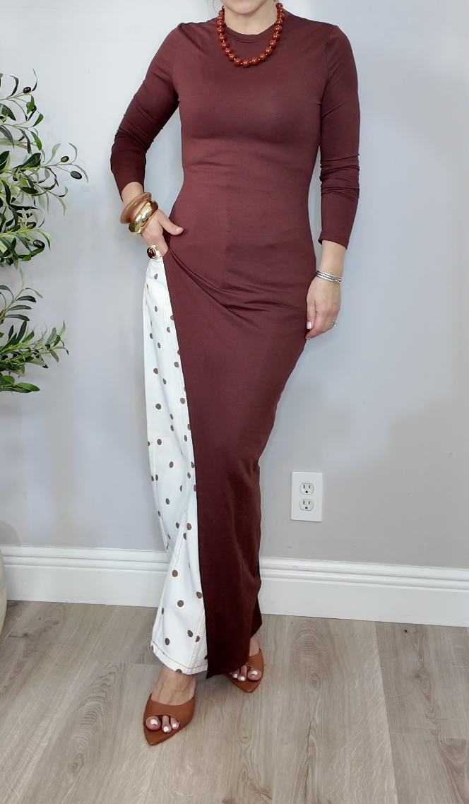 Long-Sleeve Crewneck Bodice - 34689 - 34886