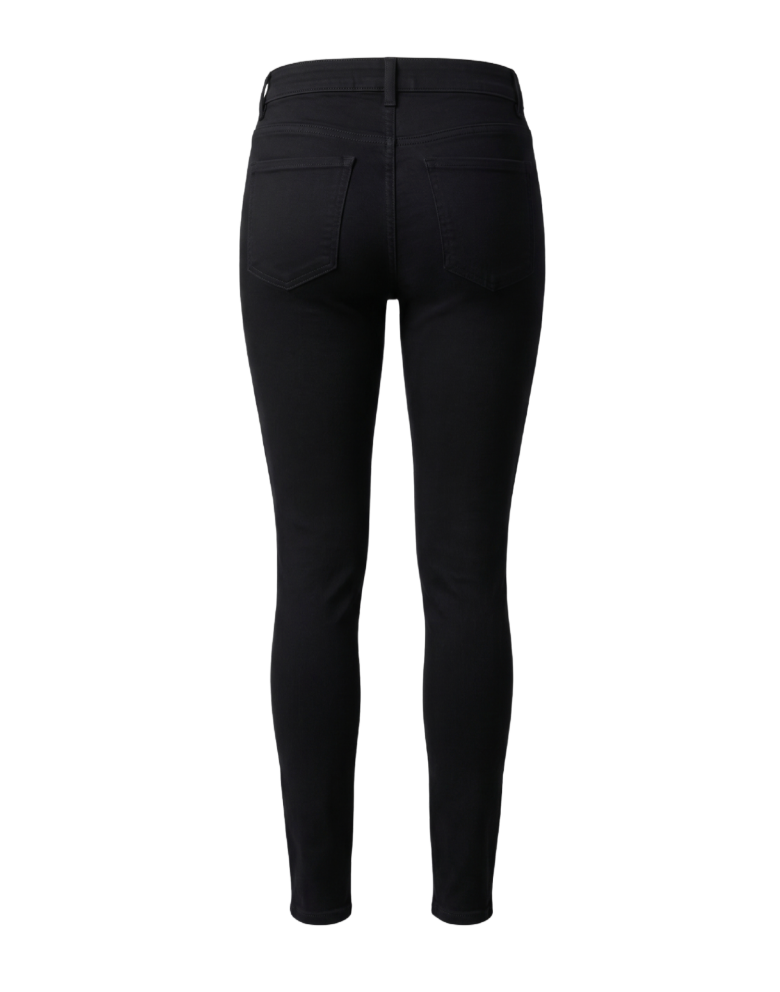 J Brand High-Rise Skinny Jeans in Black - 8274