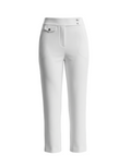 Elegant White Tailored Trousers - 24877