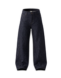 Wide-Leg Dark Wash Denim - 32361
