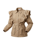 Ruffled Waistcoat Blazer - 32345