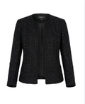 Black Sparkle Tweed Jacket - 29365