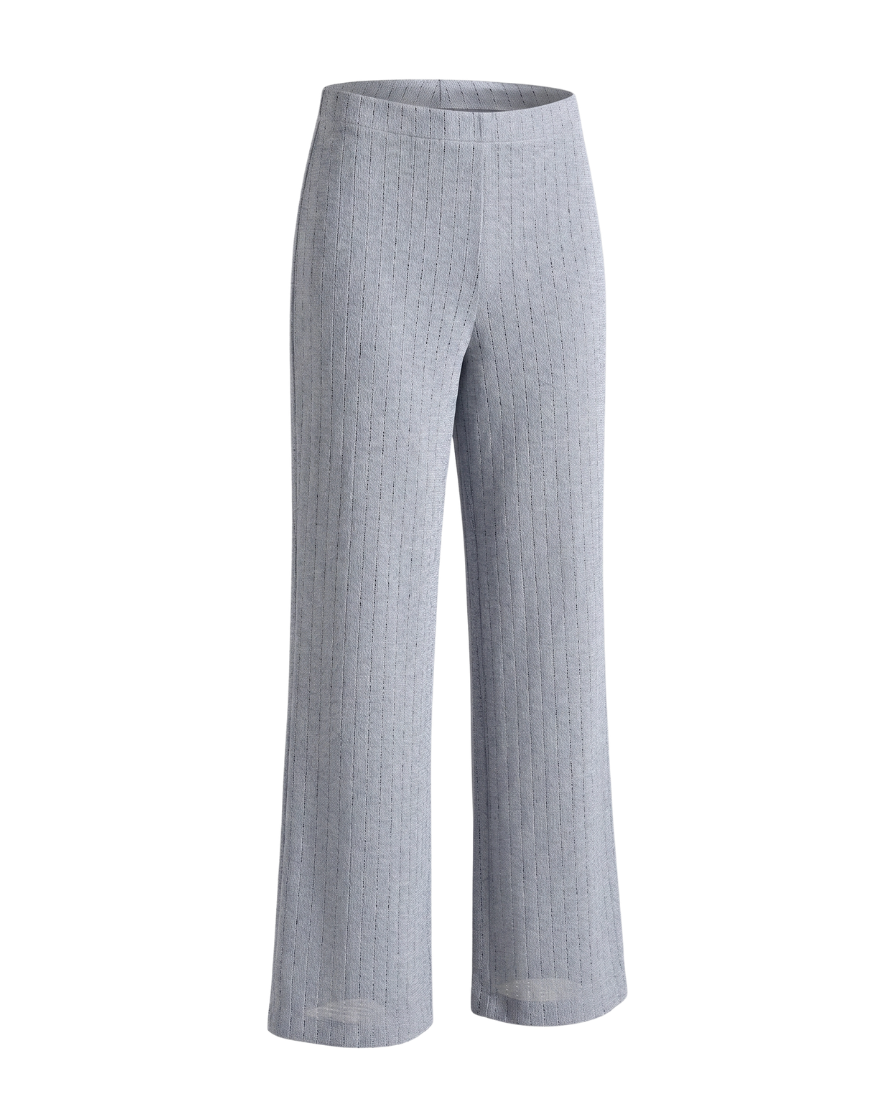 Elegant Knit Wide-Leg Trousers | St. John - 33698