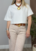 Premium Boxy Cropped Tee - 34944