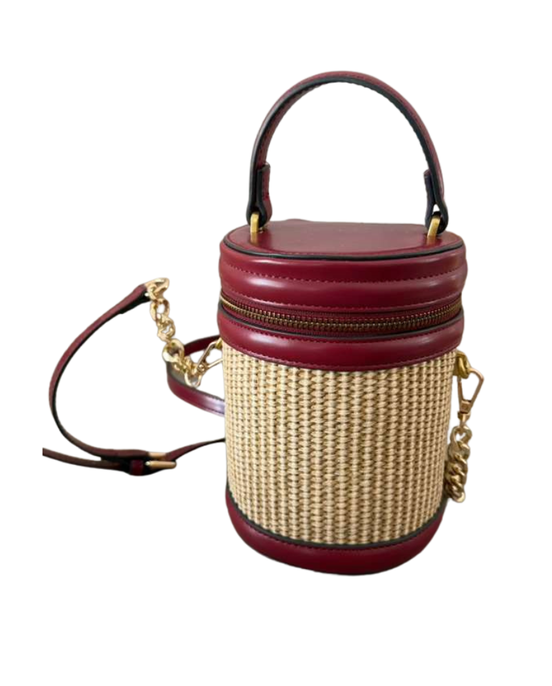 House of Harlow Woven Cylinder Crossbody Bag - 34947