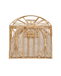 Architectural Wicker Cage Tote Bag - 35015