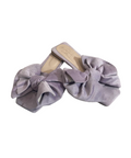 Lavender Velvet Bow Slide Sandals - 35034