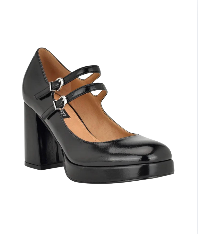 Nine West Double-Strap Platform Mary Janes - 35030