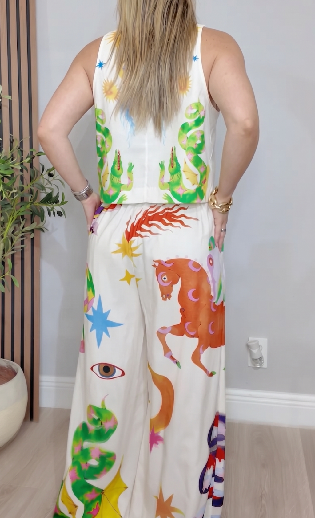Celestial Creatures Illustrated Silk-Blend Set - 34298