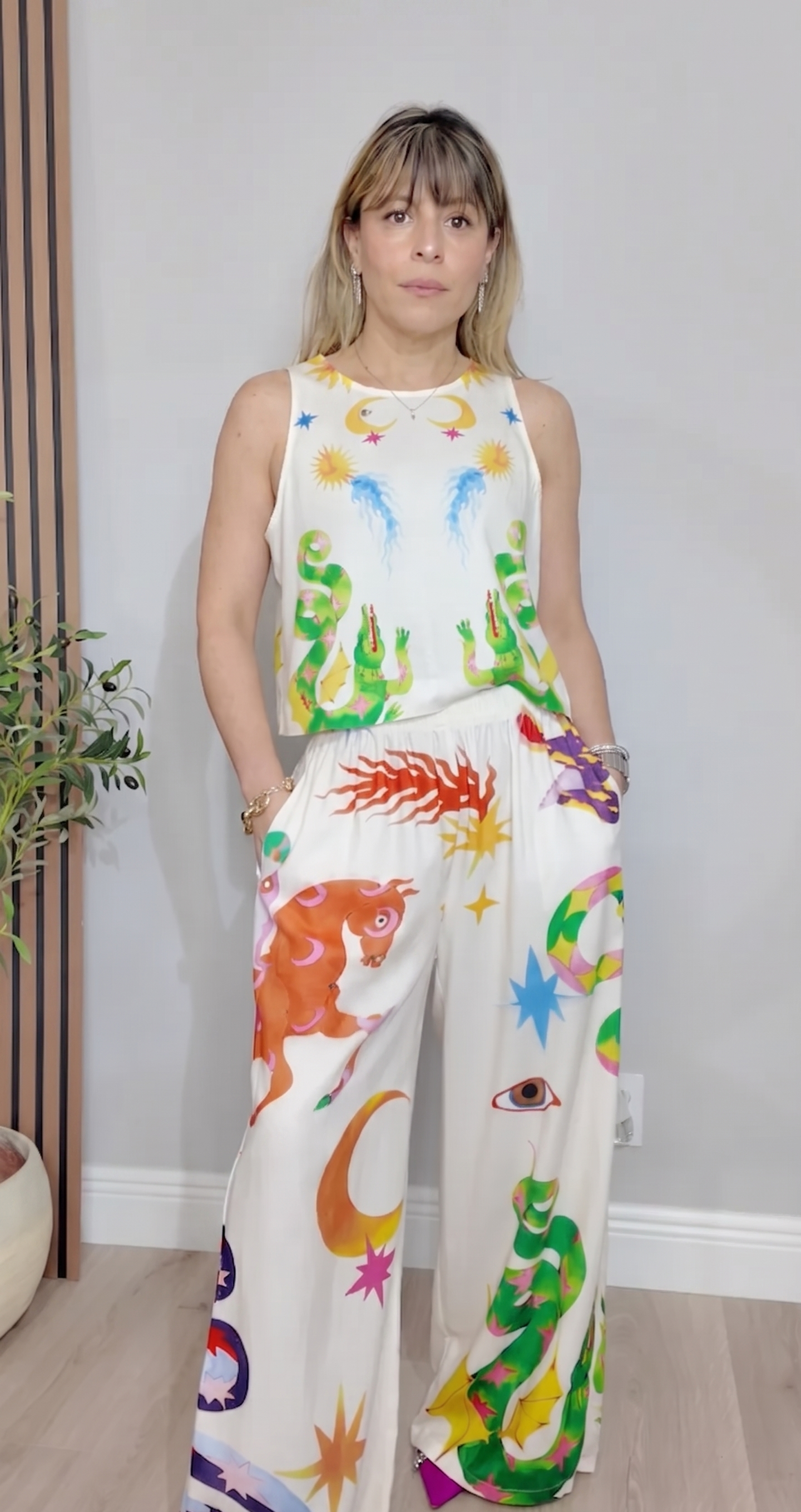 Celestial Creatures Illustrated Silk-Blend Set - 34298