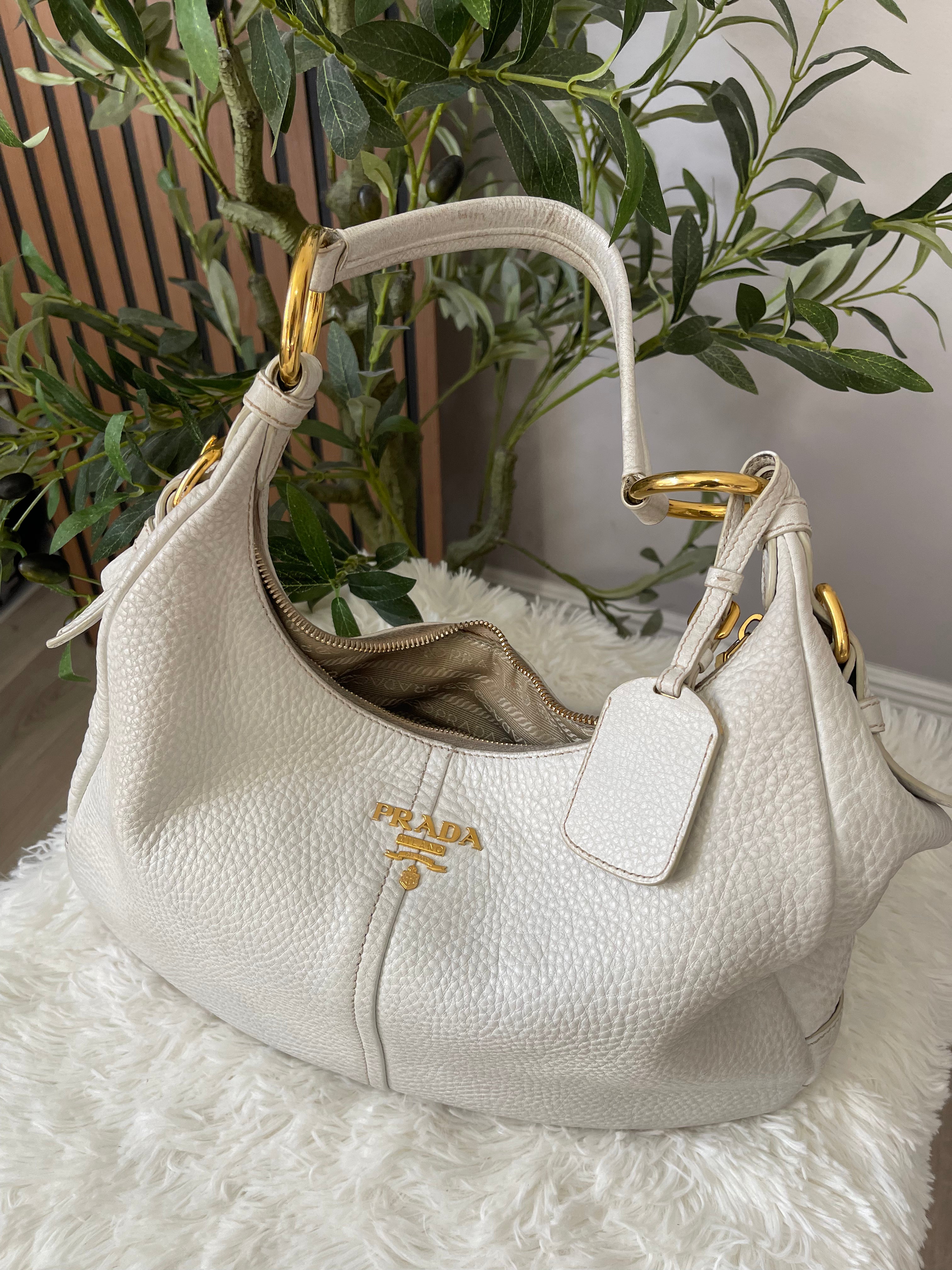 Prada Vitello Daino Hobo Bag - 25740