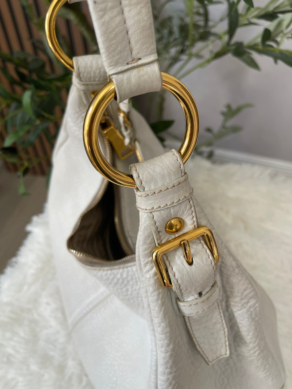 Prada Vitello Daino Hobo Bag - 25740