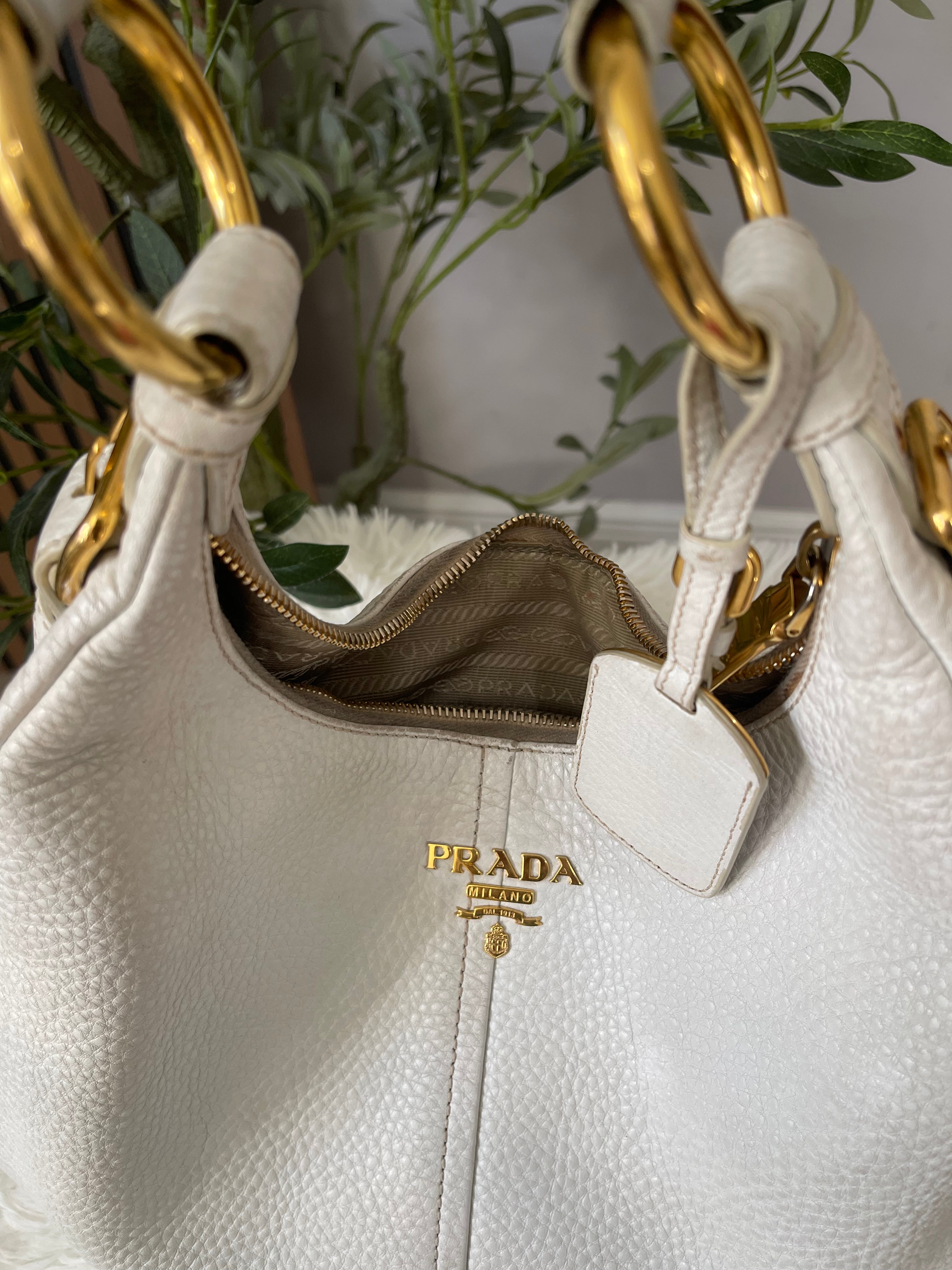 Prada Vitello Daino Hobo Bag - 25740
