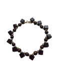 Tortoiseshell Geometric Beaded Choker - 34842