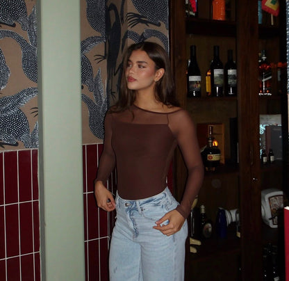 Sheer Elegance Mesh Bodysuit - 34193 - 34194 -34195