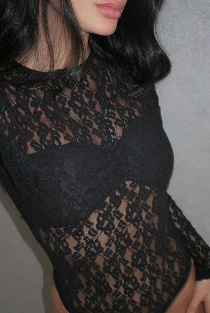 Sheer Lace Statement Body - 34196