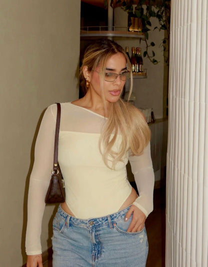 Sheer Elegance Mesh Bodysuit - 34193 - 34194 -34195