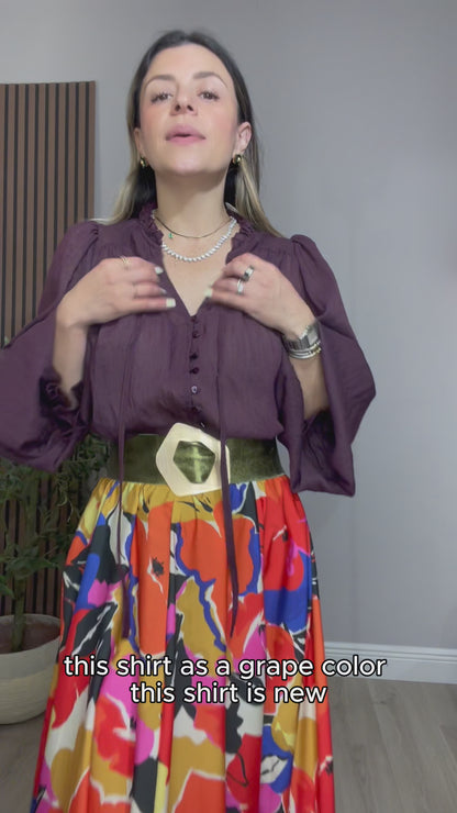 Romantic Statement Blouse – 33412 - 33413