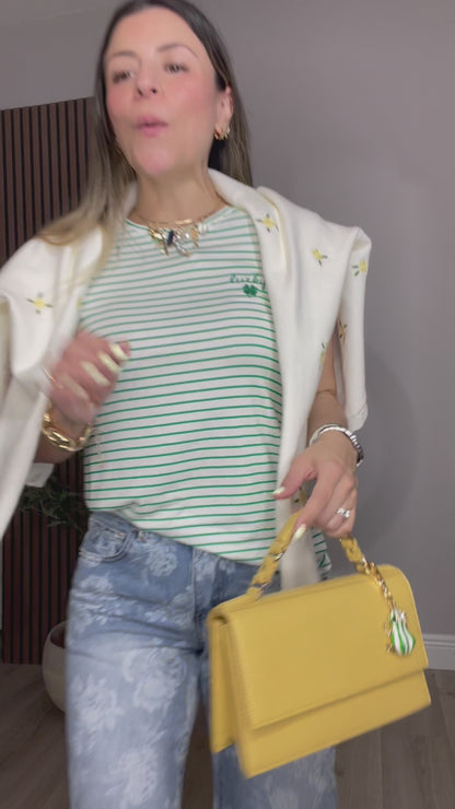 Green Striped Lucky T-Shirt - 33274