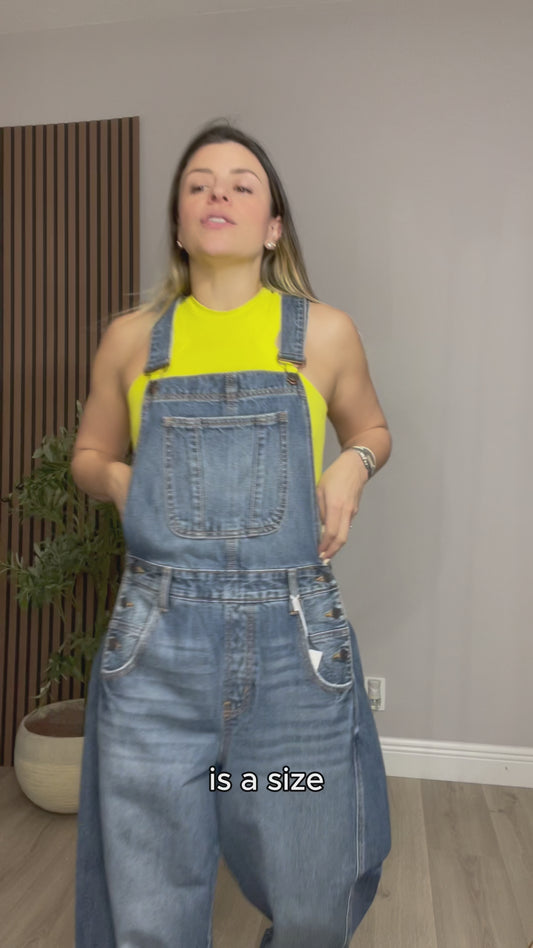 Classic Denim Overalls – Blue Wash - 33456