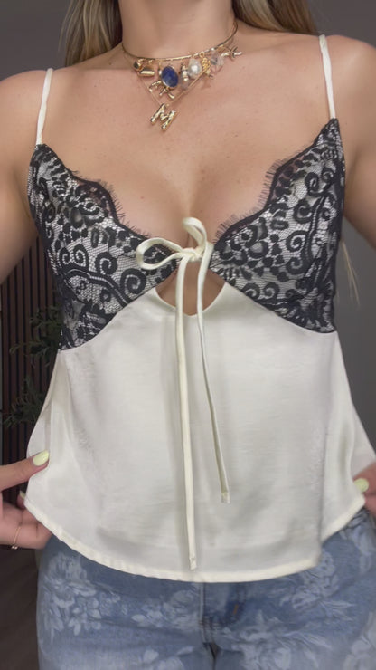 Lace Detail Camisole Top - 32267 - 32268